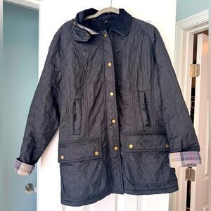 Barbour Beadnell Polarquilt Black Sz 16